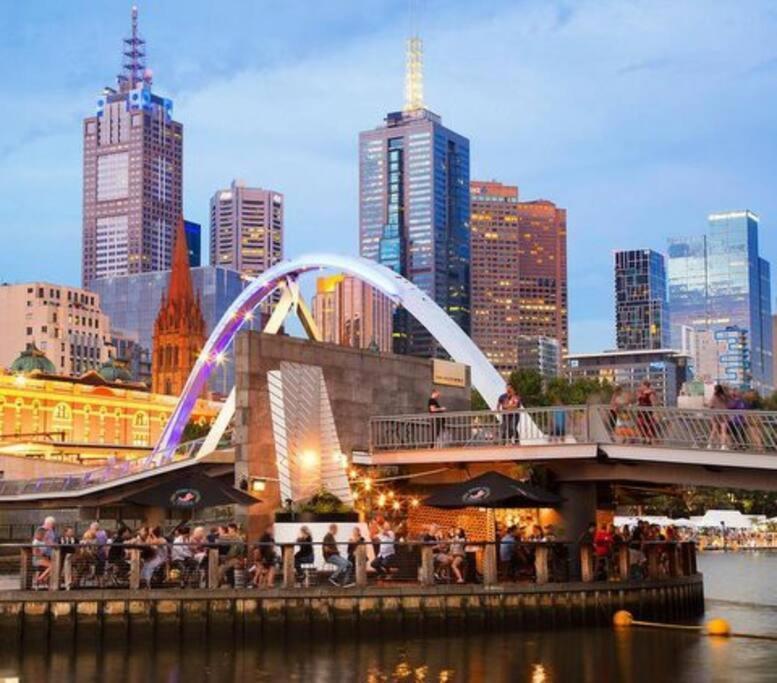 Ferienwohnung Southbank Melbourne Gem Exterior foto
