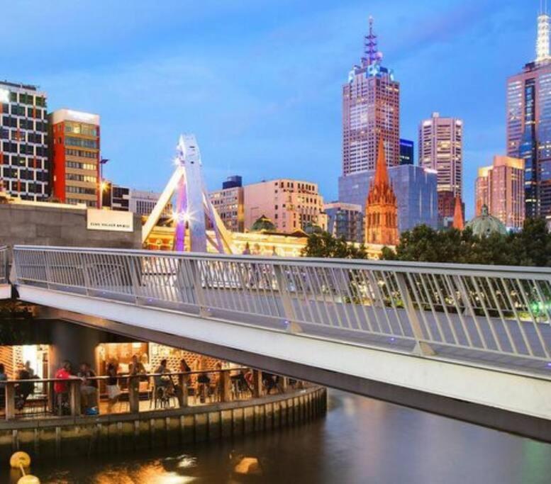 Ferienwohnung Southbank Melbourne Gem Exterior foto